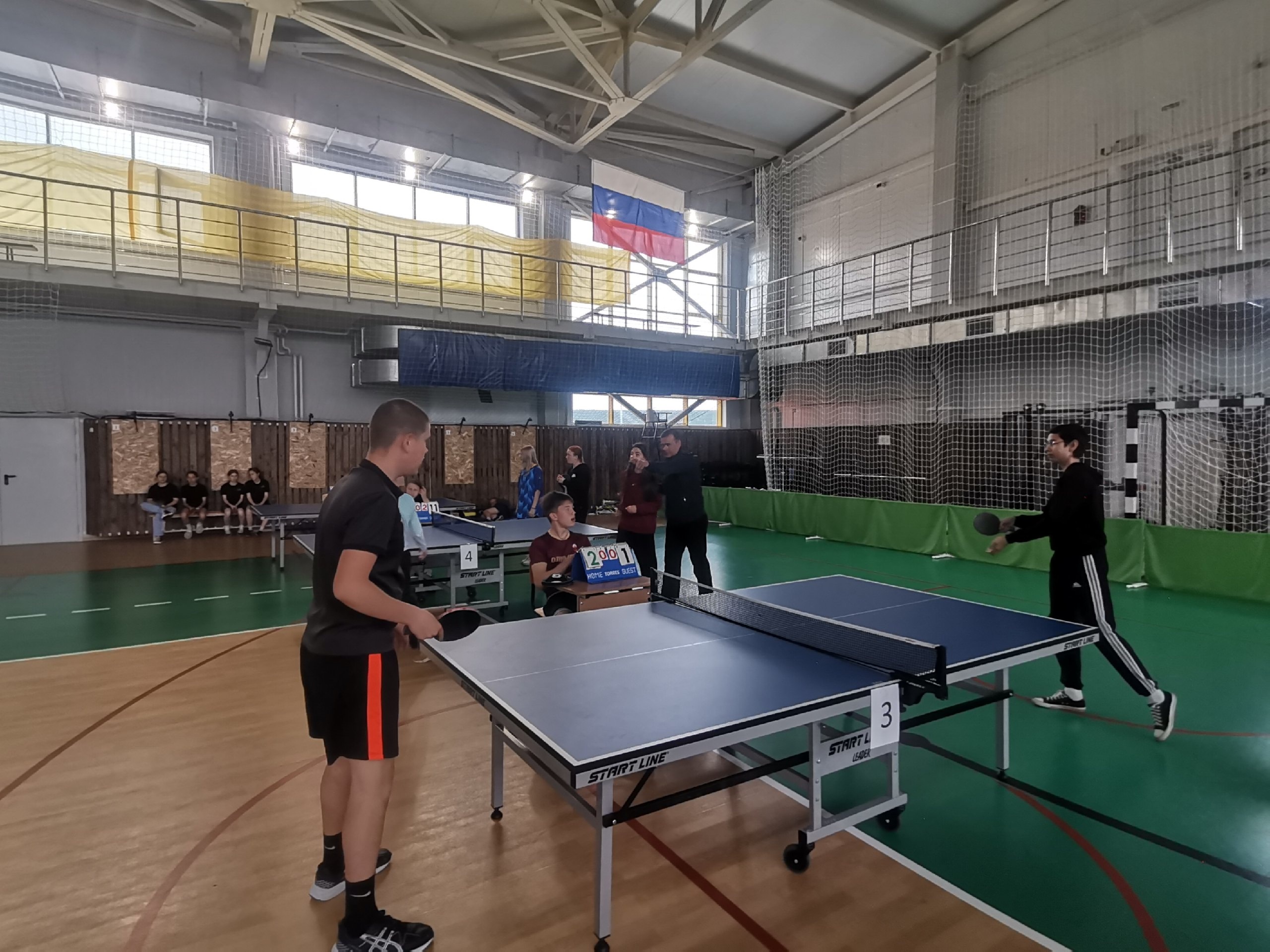Первенство по настольному теннису.